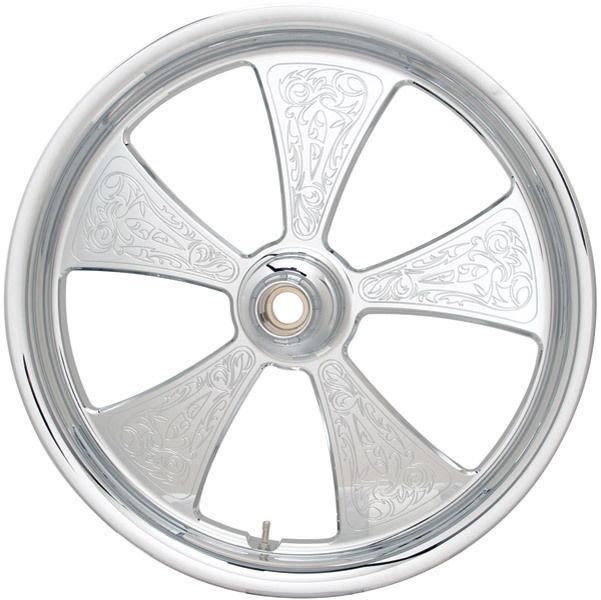 Arlen ness engraved wheel 17x6.25" chrome - harley-davidson or victory