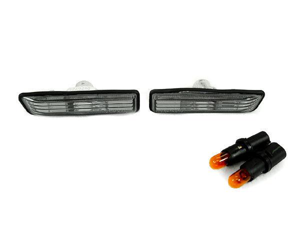 97-99 bmw facelift e36/00-06 x5 euro smoked lens fender side markers lights lamp