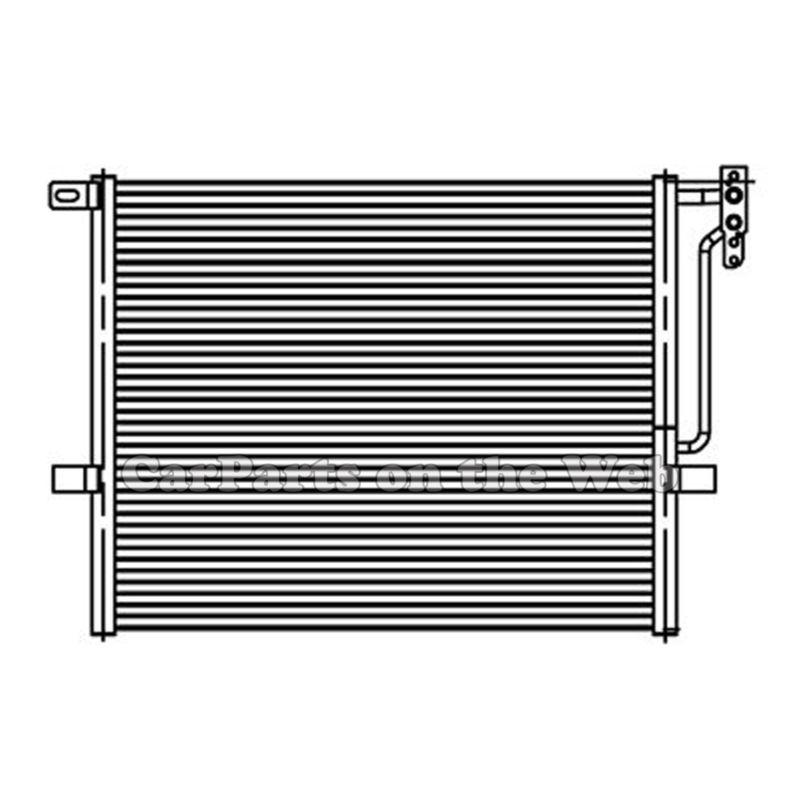 New 1999-2006 bmw 323i 330ci 328 m3 e46 a/c condenser assembly cnddpi4994