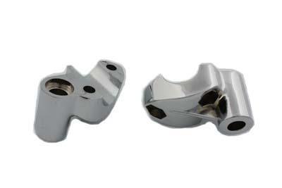 1-1/2" offset riser stem set w/1-1/8" rise fits-harley fxr models 1986-1994