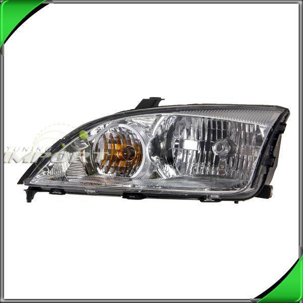 05-07 ford focus st ses sel zx4 3dr 4dr 5dr lh clear lens chrome head light lamp