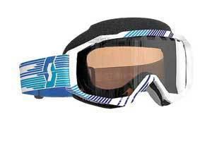 Scott hustle snowcross w/ silver chrome acs thermal lens adult goggles,apek