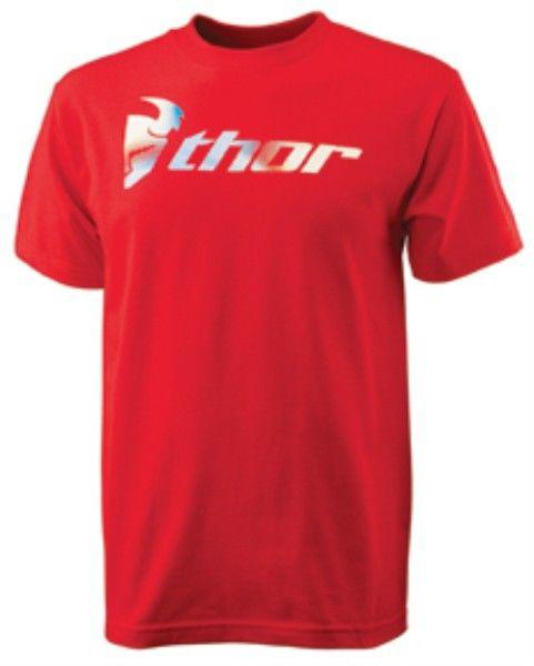 Thor s12y loud n proud lnp red black t-shirt medium md youth