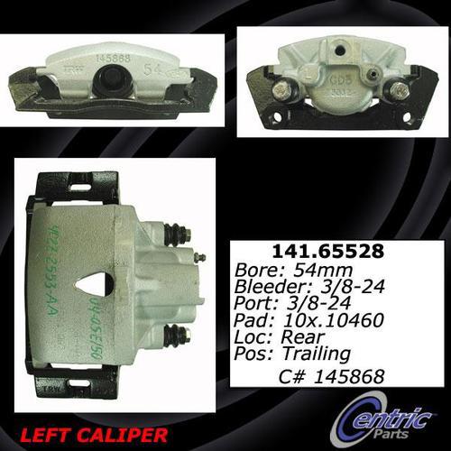 Centric 141.65528 rear brake caliper-premium semi-loaded caliper-preferred