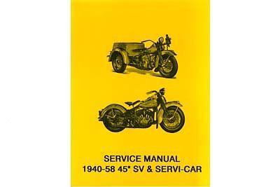 2 wheeler & servi-car repair manual harley