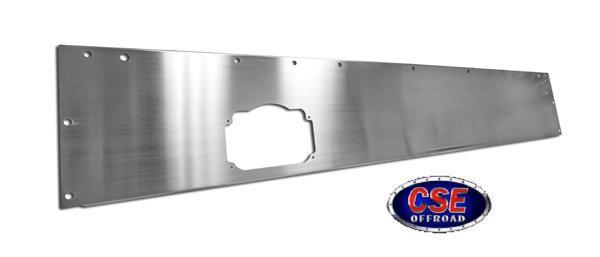 11144.10 rugged ridge dash panel-stainless-blank (without holes) jeep cj's 76-86