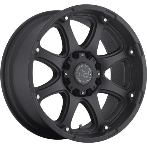 18x9 black black rhino glamis wheels 8x6.5 -12 lifted chevrolet silverado 2500