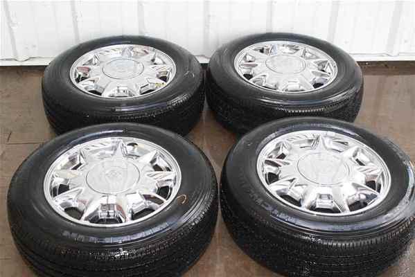 97 cadillac seville 16" wheel & tires rims set oem lkq