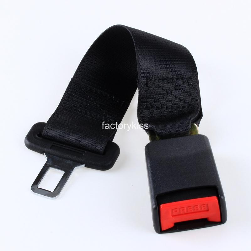 Gau car children seat belt extender extension safety longer 7/8" black