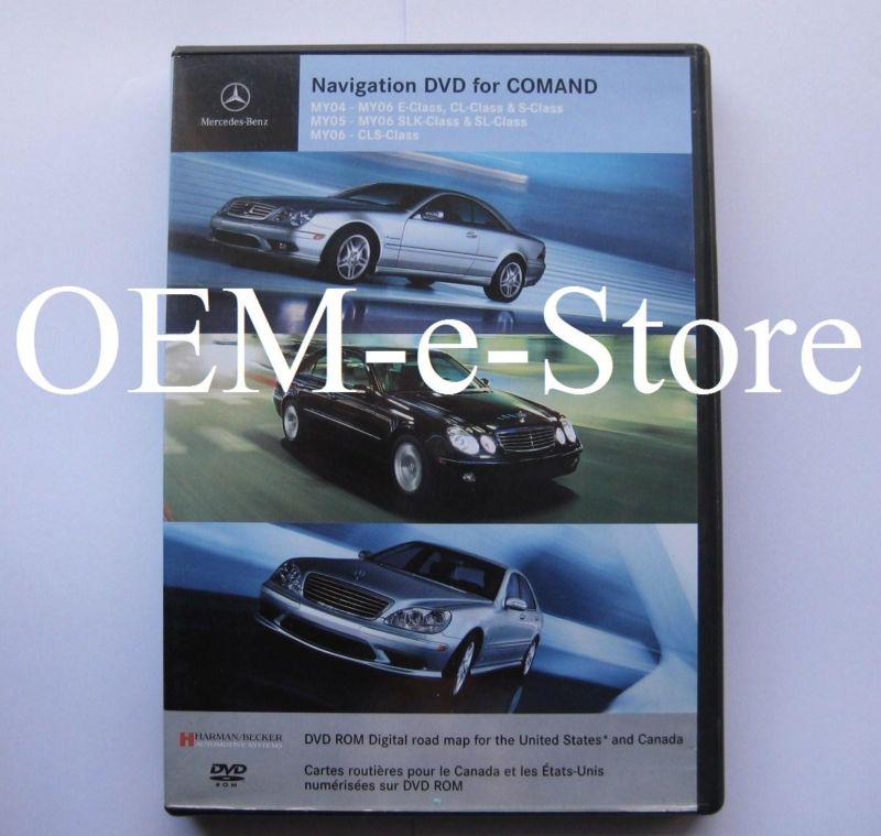 2006 2007 mercedes benz sl550 sl600 sl55 sl65 amg navigation dvd map u.s canada