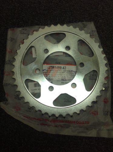 Jt 43 tooth rear motorcycle sprocket jtr1489-43