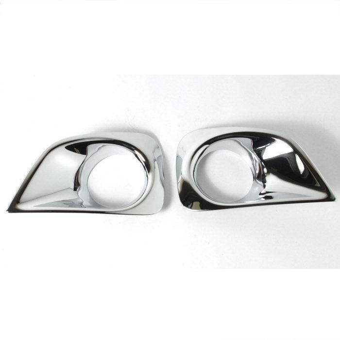 2013 14 toyota belta yaris sedan vios spot light fog lamp lights chrome cover lr