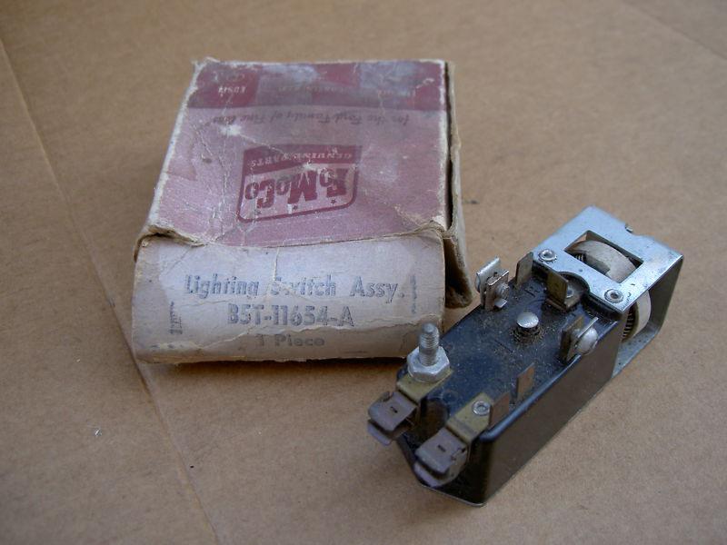 55 ford,  thunderbird, and truck headlamp switch, nos