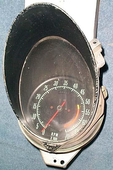 Corvette 1968 manual tachometer dated jan 11 1968