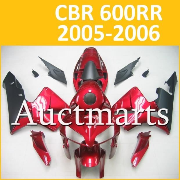 Fit honda 05 06 cbr600rr cbr 600 rr 2005 2006 fairing kit abs plastics b13 b111