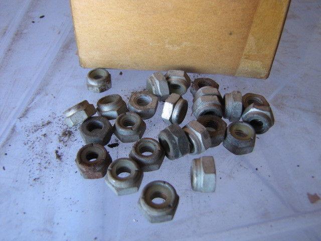 Nos bsa small nyloc nuts triumph other british motorcycle