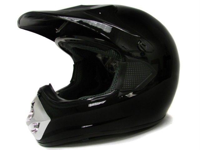 M~adult black mx motocross motorcross dirt bike atv off-road helmet