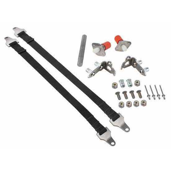 New hidden tail gate latch kit, 21" straps