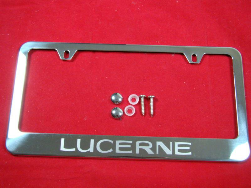 Buick lucerne  plate frame stainless steel chrome