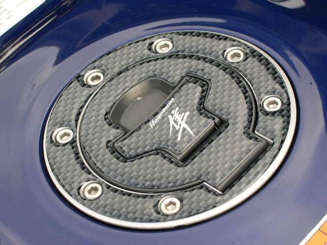 Carbon suzuki hayabusa gsx1300r fuel gas cover pad decal 99-07