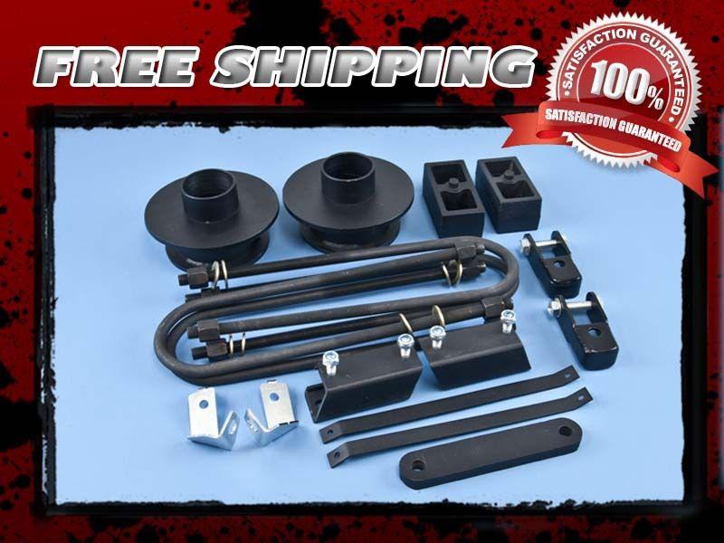 Lift kit front 3.5" rear cast 3" swaybar drop shock extender 4x4 4wd overload