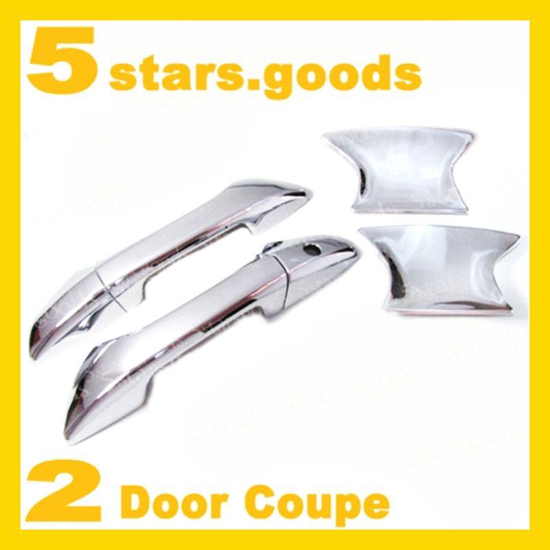 08-10 honda accord coupe 2-door chrome door handle cover + bowl cover perfit fit