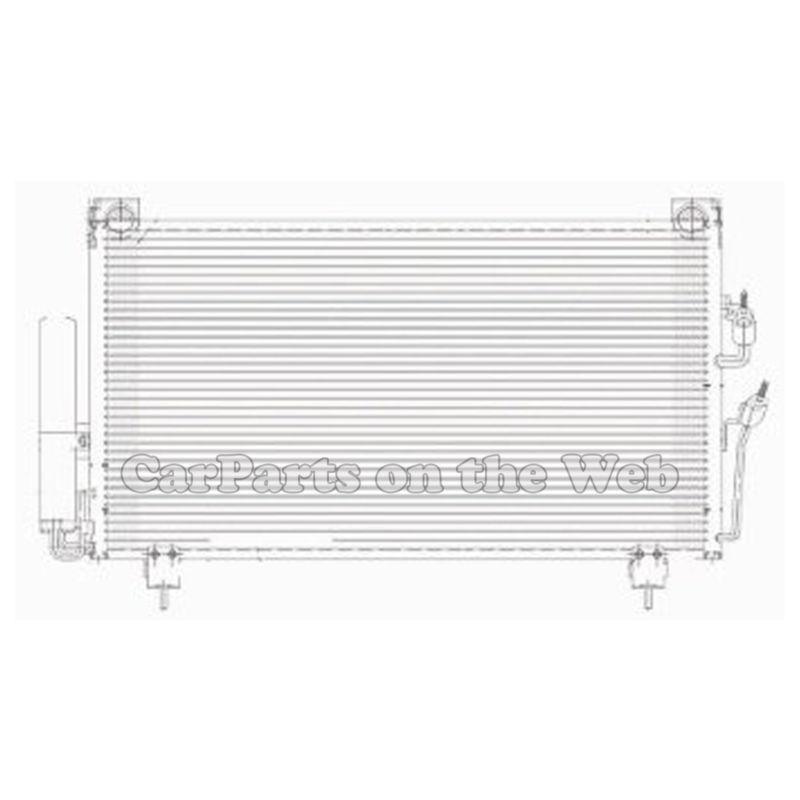 New 2003-2006 mitsubishi outlander a/c condenser assembly cnddpi4727