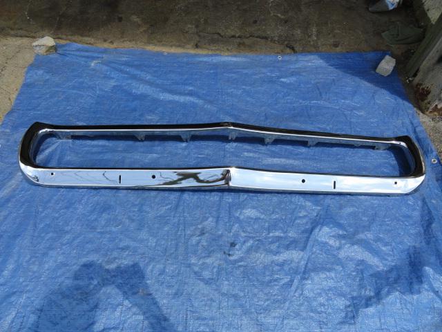 1973 dodge cornet front bumper ( plated ) bright chrome