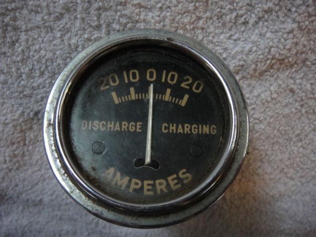 Vintage amperes gauge item #3