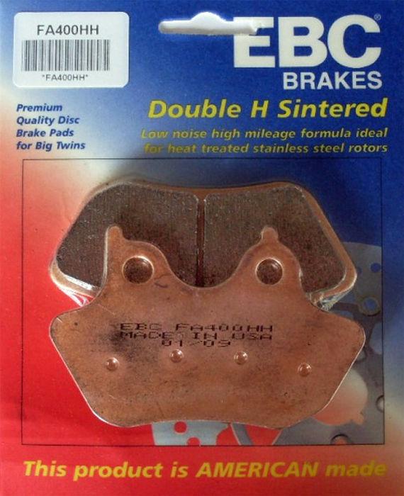 Ebc double-h hh front brake pads - harley davidson - 2000-2007 --fa400hh