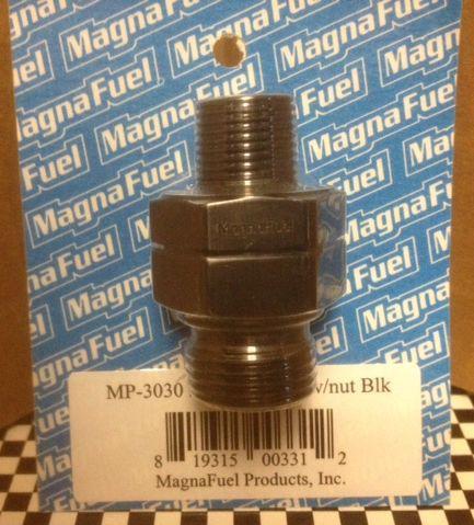 Mp-3030 magnafuel 3/8" npt pipe thread to -10 an straight cut coupler fitting