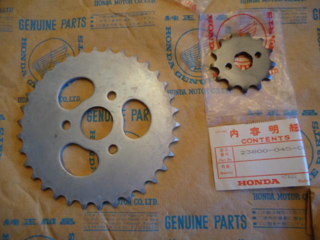 Nos honda z50 415 sprockets 1968 ko k0 z50a minitrail mini trail 50