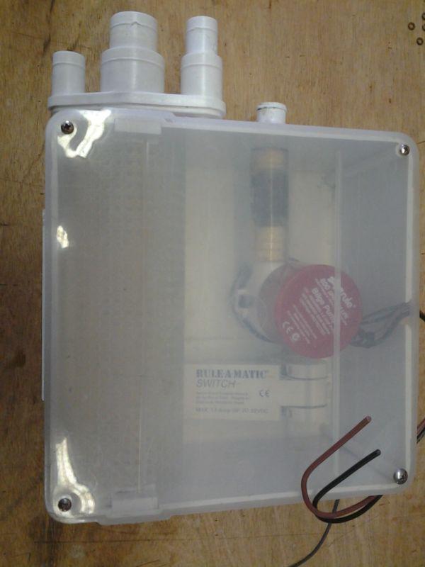 Rule industries shower sump system 12 volt