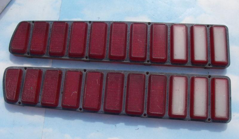 73 74  dodge charger tail lights pair used  no reserve  mopar 