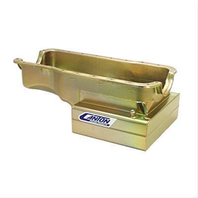 Canton oil pan road race steel gold iridited 8 qt. front sump ford sb 351 15-680