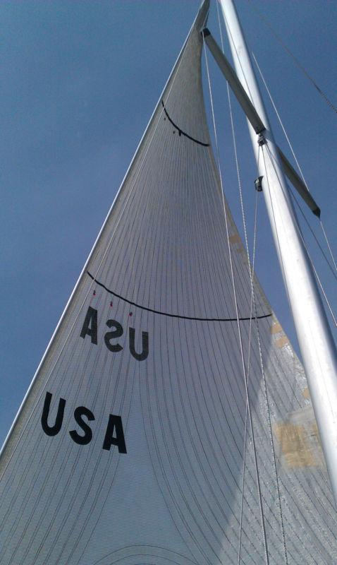 North 3dl jib, genoa sail w/ north bag, 42'9" luff, 40'11" leech, 18'1" foot