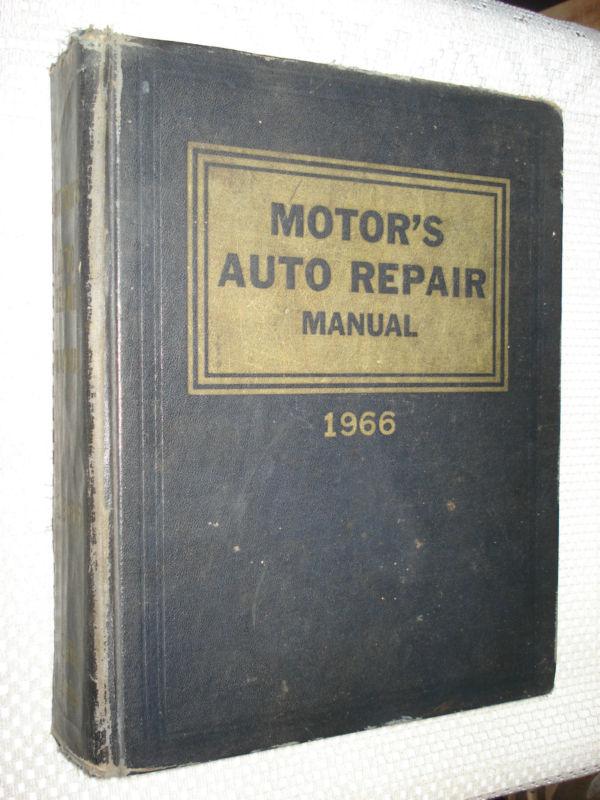 1959-1966 motors manual chevy service book ford dodge cadillac nash willys shop