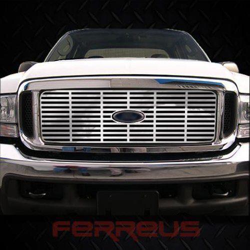 Find Ford Superduty 9904 Horizontal Billet Polished Stainless Grill