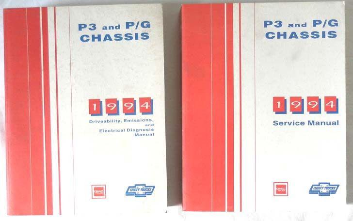 1994 chevrolet and gmc p3 and p/g truck   service repair manual  