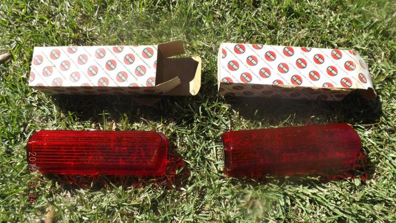 Nos 1962 62 buick lesabre taillight lenses lens rat rod nice!!!! no reserve