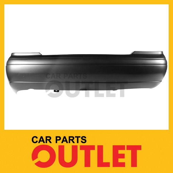 2000-2004 ford focus rear bumper cover assemlby sedan 4dr new primed lx/se/zts