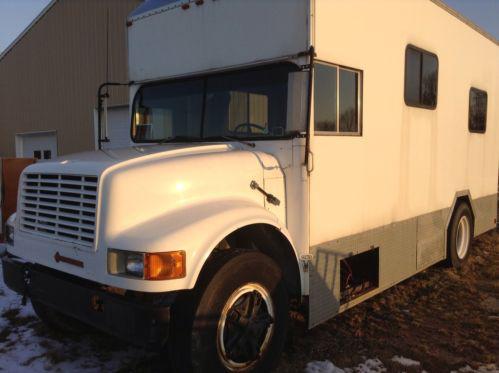 Motorhome toter home rv race car hauler