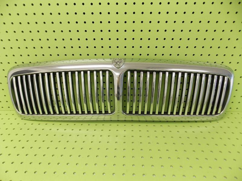 95-97 jaguar xj6 xj12 vanden plas radiator grille front chrome grill assembly *a