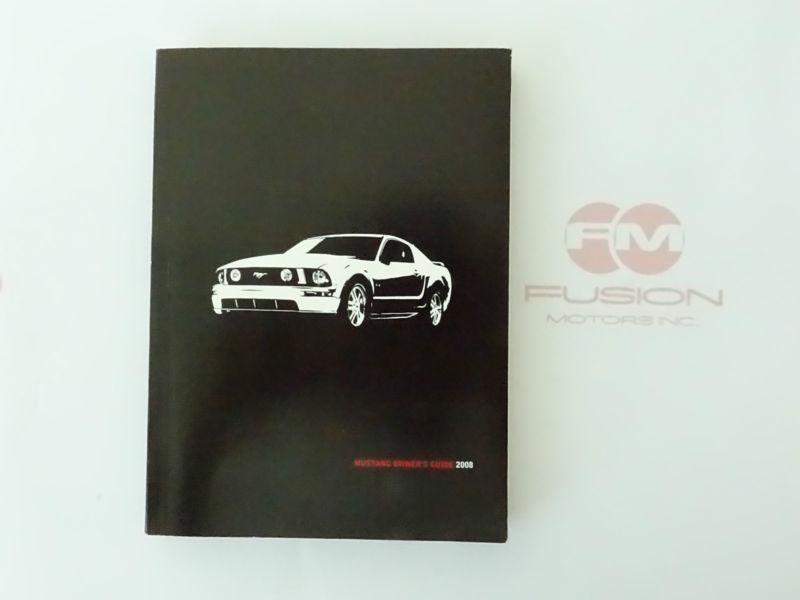 2008 ford mustang owners manual user guide operator book 