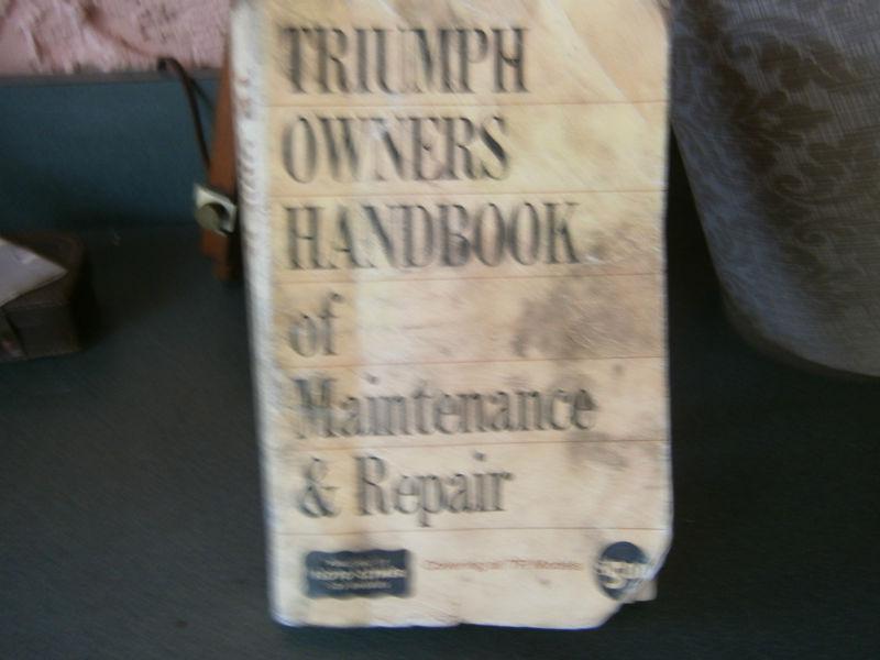 Triumph owners handbook of maintenance- clymer -tr4