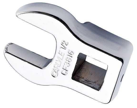 Carlyle hand tools cht cf3816 - wrench, crow's foot; 1/2""; polished chrome