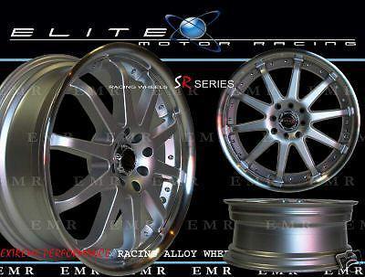 17" evoke xt wheels/rims 4 lugs silver 4x100-114.3 bp