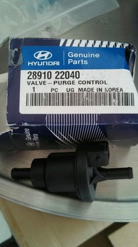 Hyundai valve purge control