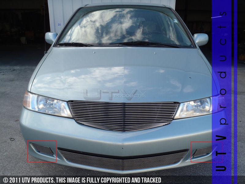 1999 2000 2001 2003 2004 honda odyssey fog lights billet grille chrome foglights