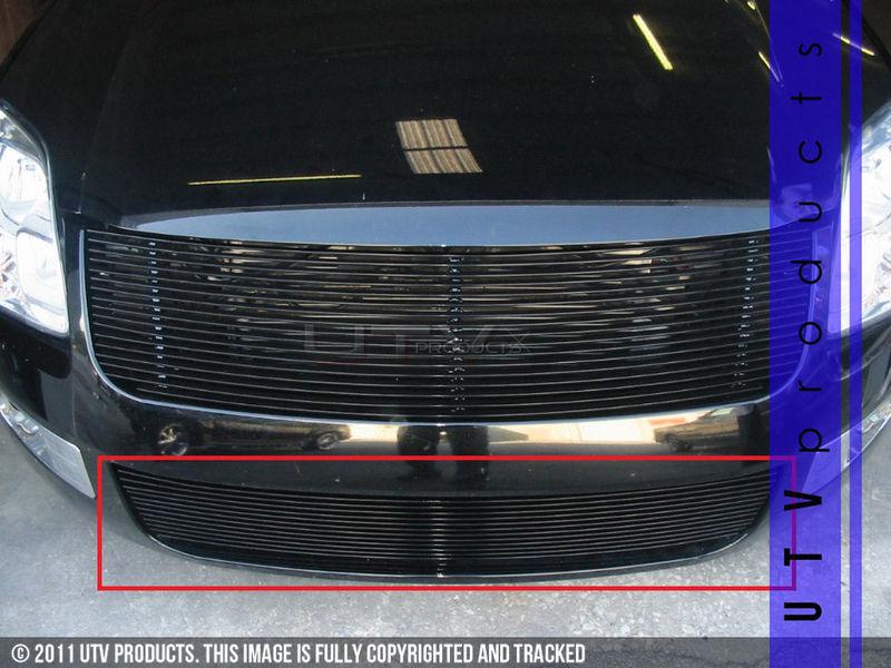 2006 - 2009 ford fusion black bumper 1pc billet grille 2007 2008 06 07 08 09